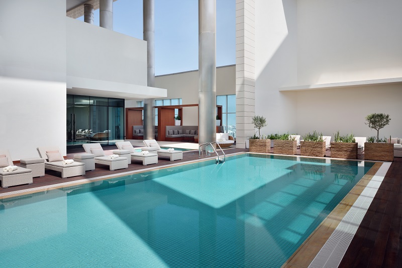 Rooftop Pool im Mariott Abu Dhabi Downtown