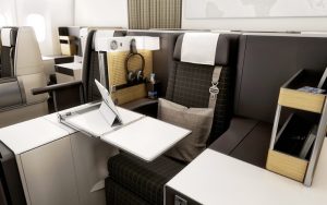Buisness Class Seat SWISS Boeing 777