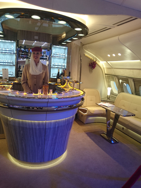 Emirates On Board Lounge A380 A380-Bord-Lounge