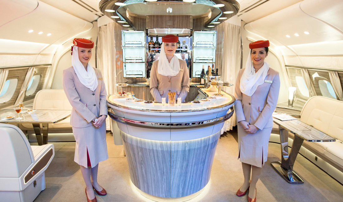 Emirates On Board Lounge A380