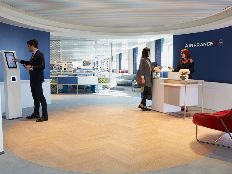 Neue Air France Business Lounge in Paris Charles de Gaulle