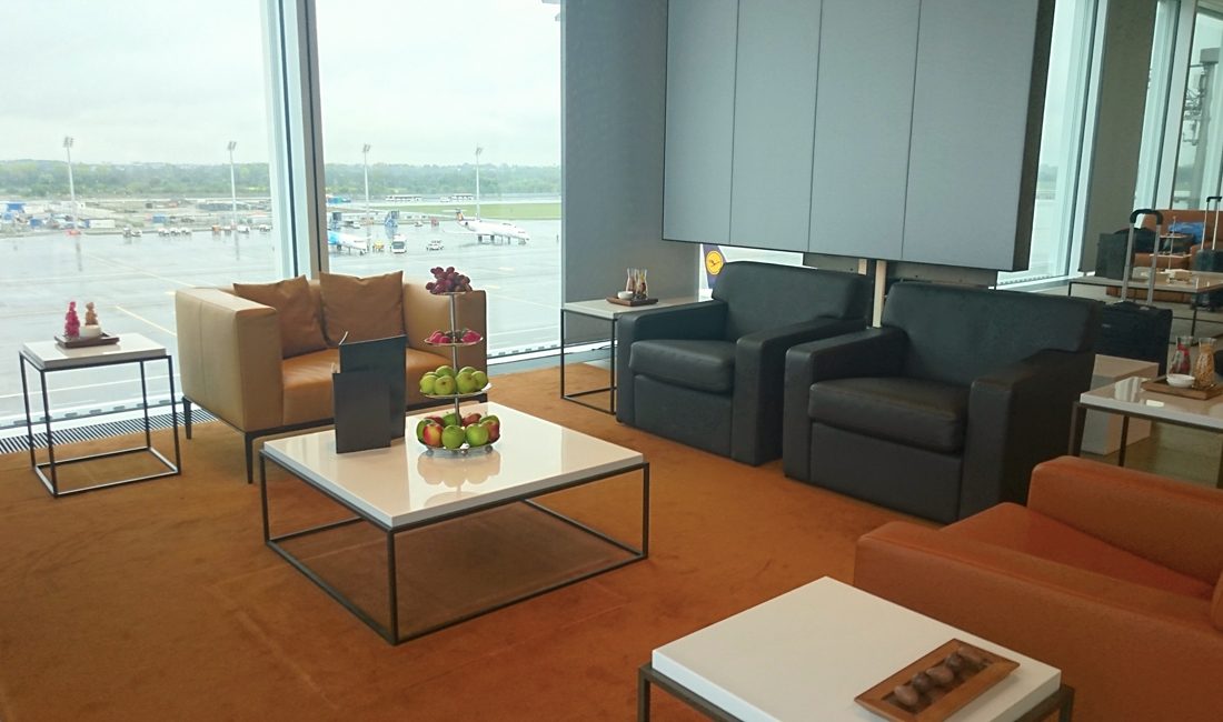 Lufthansa First Class Lounge im Satellitenterminal