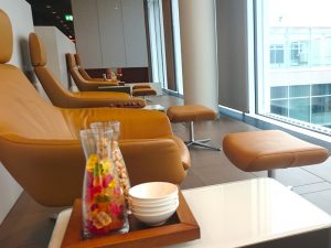 Lufthansa First Class Lounge im Satellitenterminal