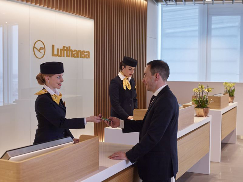 Lufthansa First Class Lounge im Satellitenterminal
