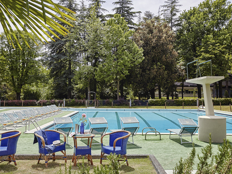 Grand Hotel & SPA - Terme di Castrocaro-View outside pool ...